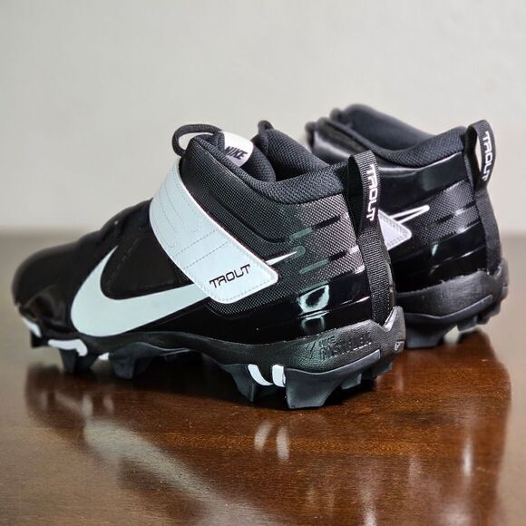 Nike Force Trout 7 Keystone Black White Baaeball Cleats Size 13 Shoes CT0831 005 - Picture 9 of 12